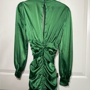 Marjorelle Bristol XS Green Mini Cocktail Dress